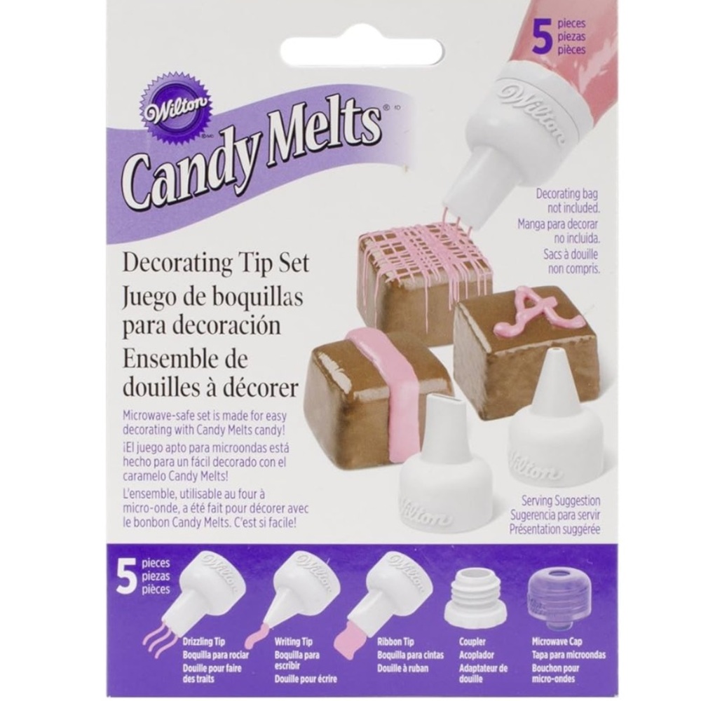 Wilton Candy Melts Decorating Tip Set